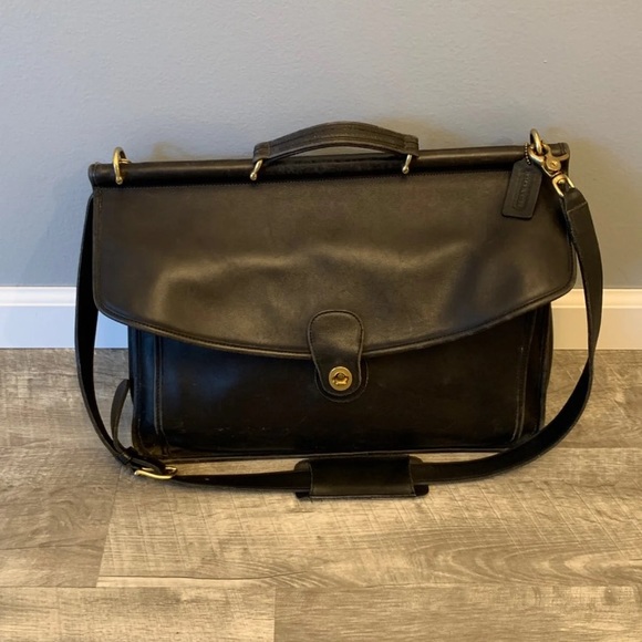 Vintage Coach Briefcase Crossbody Bag - Picture 1 of 8